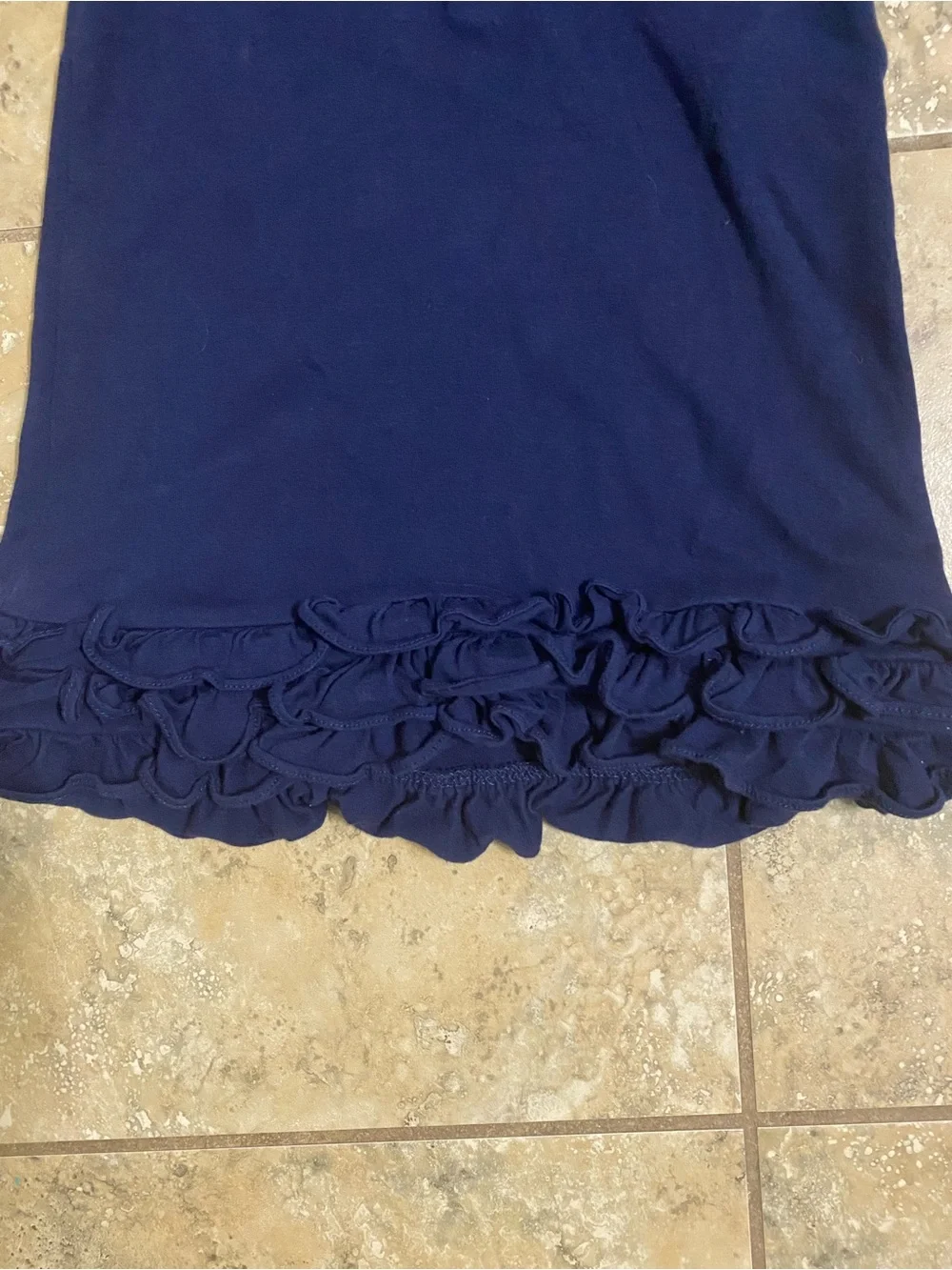 Polo Ralph Lauren Navy Blue Ruffle Cupcake Polo Preppy Baby Girl Dress 24M